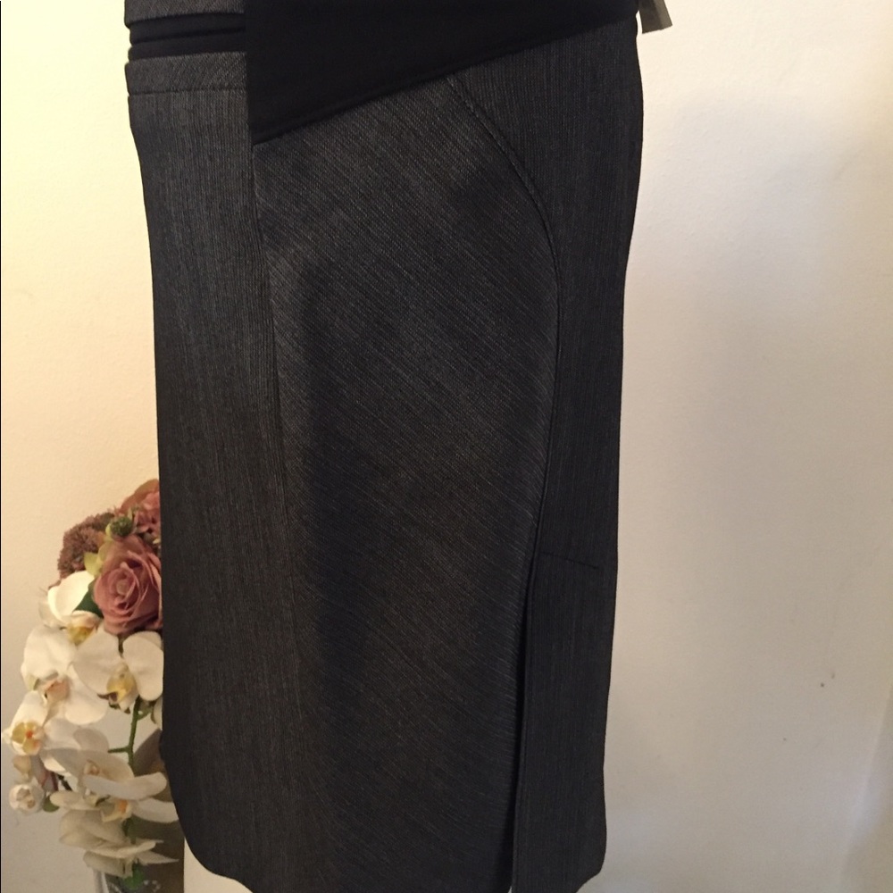 Bebe Mixed Media Pencil Skirt - Picture 8 of 8